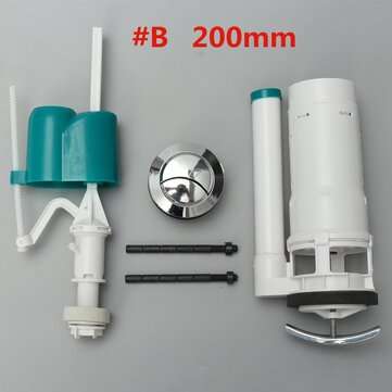 Cistern Toilet Repair Push Button Valve Dual Flush Syphon Bottom Entry Bathroom Toil... (PATTERN: B)