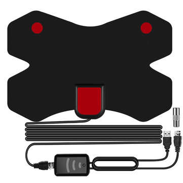 Indoor 3000 Miles X HDTV Antenna Digital Antenna TV Aerial Receiver with Amplifier DVB-T2 ISDB-T AST