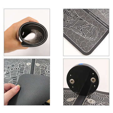 EMS Electric Smart Acupuncture Mat USB Charging Massage Cushion Vibration Pulse Foot Massager Multif