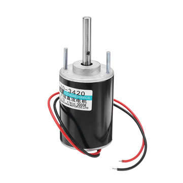 Machifit 3420 Motor 12V 3000rpm Permanent Magnet Motor DC Motor Adjustable Reversing Motor
