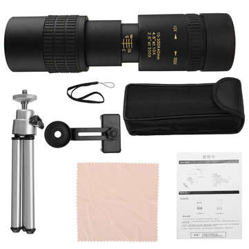 4K HD Monokular 10-300X40mm Fernglas Fokus Zoom Outdoor Fernrohr Teleskop Handy Waterp... (NO.: 002)