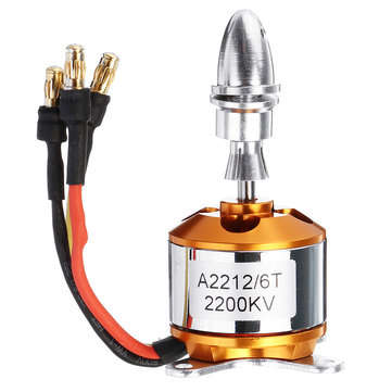 A2212 KV2200 Brushless Motor 2-3S With Banana Plug Spare Part For X-UAV Sky Surfer X8 1400mm FPV RC