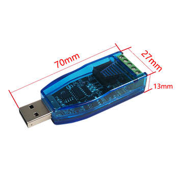 WUZHII ZK-H485 USB to RS485 Communication Module TVS Protection Short Circuit Protection Automatic