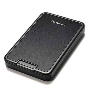 NewBring RFID Blocking Card Holder Blocking Sliding Wallet Aluminum Plastic Card M... (COLOR: BLACK)