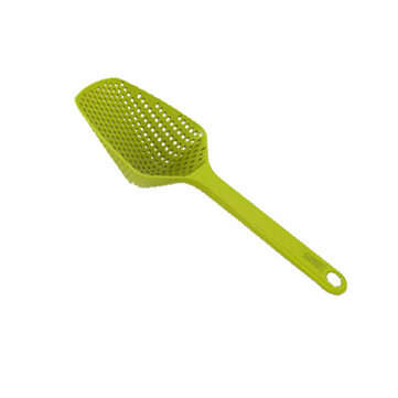 Honana KT-SP2 Large Nylon Strainer Scoop Colander Drain Vegies Water Scoop Kitche... (COLOR.: GREEN)