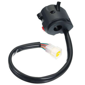 7/8inch Universal Motorcycle Left Switch Turn Signal Light Horn Button Handlebar