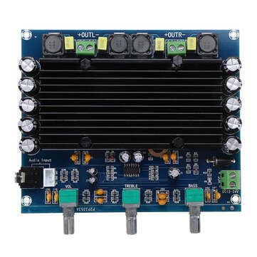 XH-M549 150W*2  Digital Power Amplifier Board TPA3116D2 Digital Audio Amplifier Board 2.0 Channels w