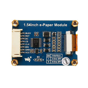 Waveshare 1.54 Inch E-ink Screen Display e-Paper Module Black/White SPI Support Partial Refresh For