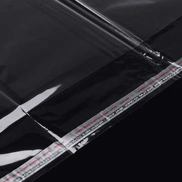 100Pcs 38x28cm Transparent Self Adhesive Seal Plastic OPP Bag Mobile Phone Shell Packaging Bags
