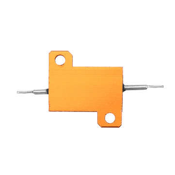 RX24 25W 15R 15RJ Metal Aluminum Case High Power Resistor Golden Metal Shell Case Heatsink Resistanc