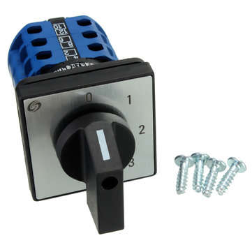 12 Terminals 4 Positions Rotary Cam Changeover Switch
