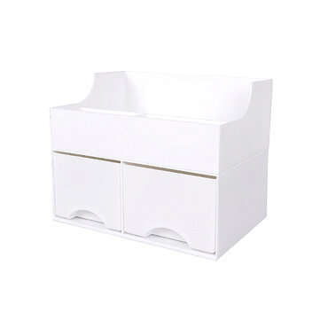 Removable Cosmetics Storage Box Makeup Organizer Drawer Desktop Stationery Storage Box... (STYLE: B)