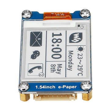 Waveshare 1.54 Inch E-ink Screen Display e-Paper Module Black/White SPI Support Partial Refresh For