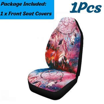 Universal Car Seat Covers Dreamcatcher Design Front & Rear Seat Full Set Cover (QUANTITY: 1PCS)