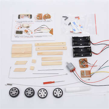 DIY Children Remote Car Self Installed 5M Wireless Science Education DIY Toy Technology Stem Science