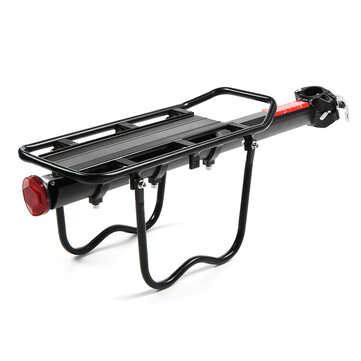 BIKIGHT Bike Rear Rack Aluminum Alloy Bike Luggage Carrier Holder Rear Seat Post Mount Bike Accessor