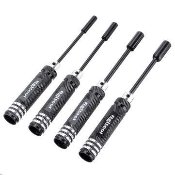 Raitool 4pcs 4.0/5.5/7.0/8.0mm Hex Screwdriver Tools NUT Key Socket Screwdriver Allen Screw Driver S