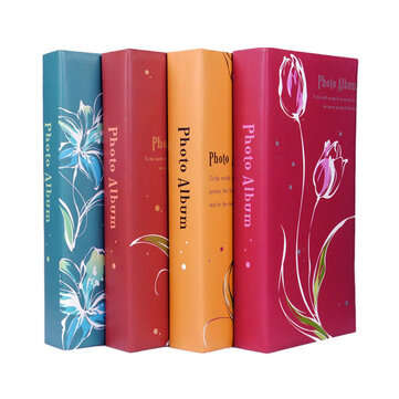 6 Inch 300 Pocket Photo Album Film Storage Case Memory Album Book Home Decoration Gift Pattern Rando