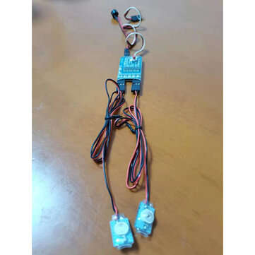 RCLander 3.7V-7.4V 2S-3S Super Bright LED Low Voltage Alarm System for RC Airplane FPV Racing Drone