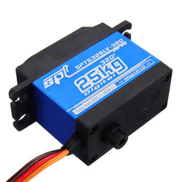 SPT Servo SPT5325LV-320 25KG Digital Servo Dual Bearing 320 Large Torque Metal Gear For RC Robot