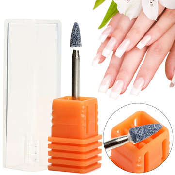 3/32 Inch Manicure Ceramic Stone Grinding Shank Cuticle Clean Nail Files Ceramic Drill Bit