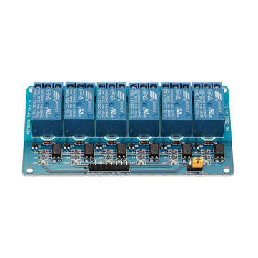 BESTEP 6 Channel 12V Relay Module Low Level Trigger With Optocoupler Isolation