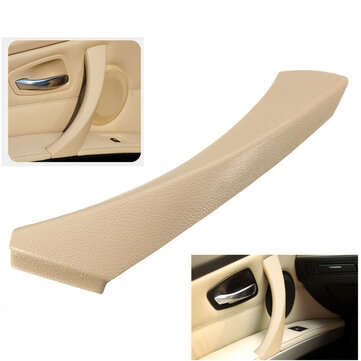 1PC Left Beige Inner Door Handle Outer Trim Cover For BMW E90 3-Series Sedan Wagon