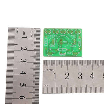 10pcs DIY Voice Controlled Melody Light 5MM Highlight DIY LED Flash Electronic Training Kit
