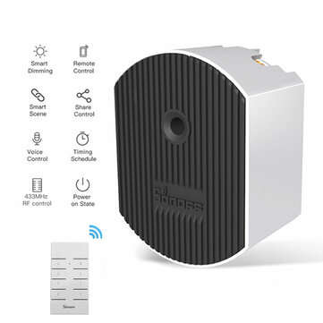 SONOFF D1 Smart Dimmer Switch DIY Smart Home Mini Switch Module Adjust Light Brightness APP/Voice/