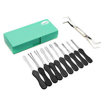 DANIU 10Pcs Double Side Lock Pick Tools Locksmith Lock Opener