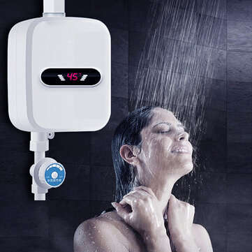 Electric Tankless 3500W Mini Instant Hot Water Heater Kitchen Faucet Tap Heating