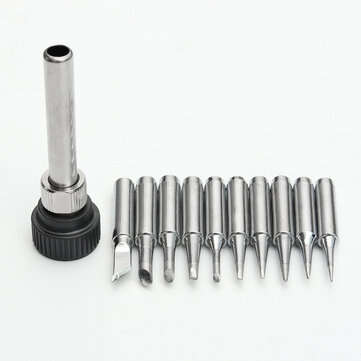 11Pcs 900M-T Soldering Iron Tips for 936 SAIKE ATTEN AOYUE KADA YIHUA Soldering Station