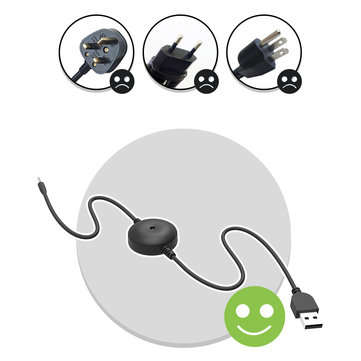 CYCPLUS 2 in 1 150PSI Hand-held USB Rechargeable Automatic Air Inflator for All Models Bicycle/ Car/
