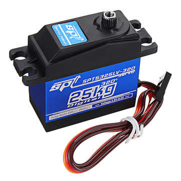 SPT Servo SPT5325LV-320 25KG Digital Servo Dual Bearing 320 Large Torque Metal Gear For RC Robot