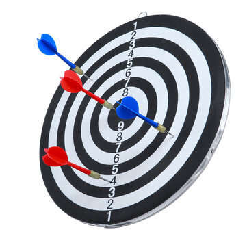 12 Inch Dart Game Wall Dart Two-sided Printing Indoor Outdoor Entertainment Games For Adults