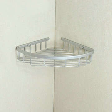 1/2/3 Layers Aluminium Wall Mounted Bathroom Corner Shower Caddies Storage Shelf... (LAYERS: 1LAYER)