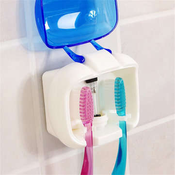 Toothbrush Sterilizer Wall Mounted UV Lamp Sterilization Storage Box Anti-bacteria Ultraviolet Tooth