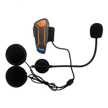 WT003 1000m Motorcycle Helmet Speaker bluetooth Intercom Wireless FM Radio GPS