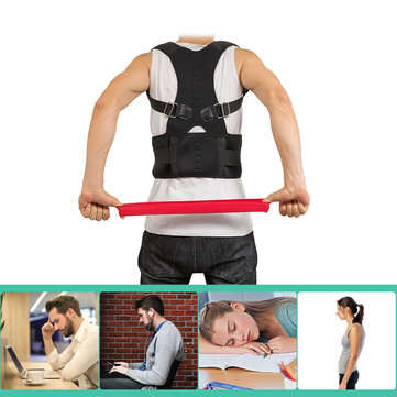CHARMINER Back Support Straight Posture Corrector Shoulder Back Trainer Fitness Protective Gear