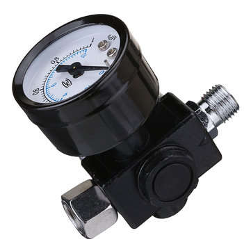 HVLP Spray Gun Air Regulator with Pressure Gauge and Diaphragm Control