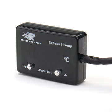Mini Red LED Digital Display Exhaust Temperature Gas EGT EXT Temp Gauge + Sensor (COLOR.: BLUE)