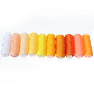 250 Yard Spools 60 Colors Polyester Sewing Thread Reel Machine Hand Cord Tools Set