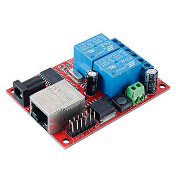 WeChat Cloud Remote Control 2-way Ethernet Relay Network Switch Delay TCPUDP Module Controller