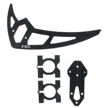 Carbon Fiber Tail Boom Tail Flap for OMPHOBBY M2 V2 RC Helicopter Spare Parts