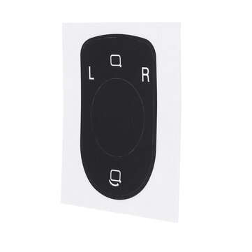 Car Matte Black Worn Button Repair Kit Stickers Decals For VW Volkswagen Touareg 20042009