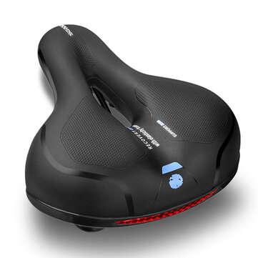 SGODDE Rubber Bike Seat Dual Shock Absorbing Bike Saddle Bicycle Cushion Comfortable Breathable for