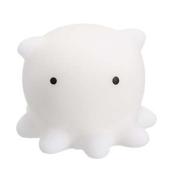 Octopus Squishy Squeeze Cute Mochi Healing Toy Kawaii Collection Stress Reliever ... (COLOR.: WHITE)