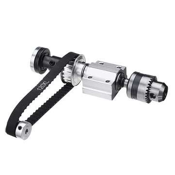 No Power Spindle Assembly Small Lathe Accessories Trimming Belt JTO/B10/... (TYPE: B12DRILLCHUCKSET)