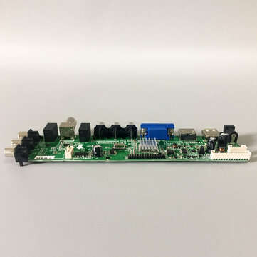 DS.D3663LUA.A81.2.PA V56 V59 Universal LCD Driver Board Support DVB-T2 TV Board+7 Key Switch+IR 3663