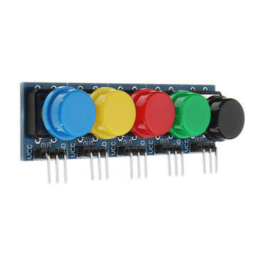 3pcs 12x12MM Big Key Module WAVGAT Push Button Switch Module With Hat High Level Output
